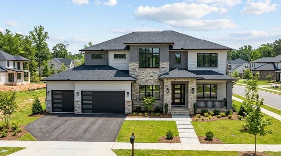Newer suburban home in Hampton Cove or Providence Huntsville showing newer construction mouse entry vulnerabilities